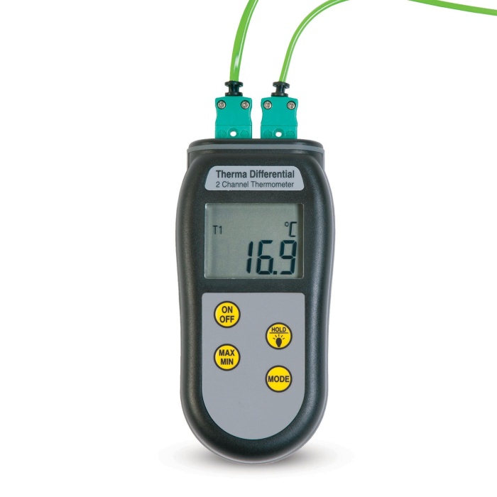 Verschiltemperatuur Dubbele Thermometer 'Therma Differential'