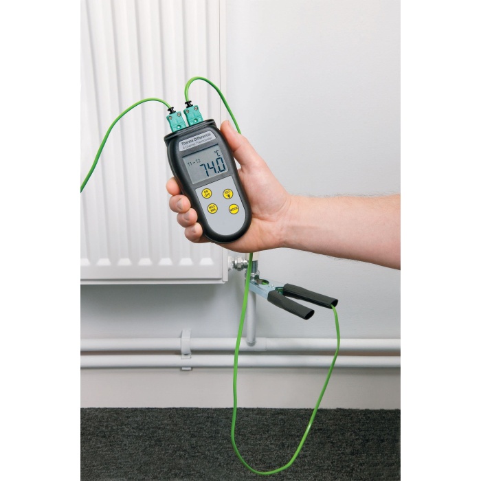 Verschiltemperatuur _ Dubbele Thermometer 'Therma Differential'