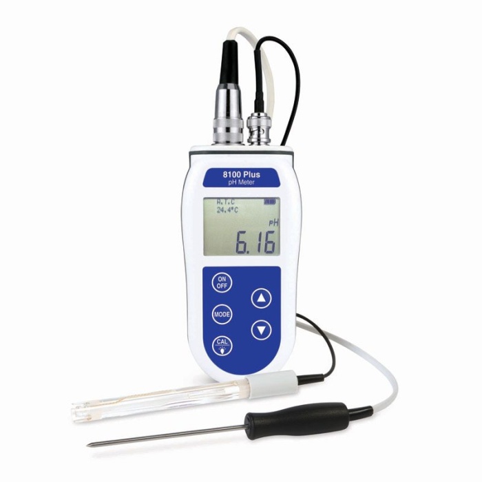 pH meter + Thermometer