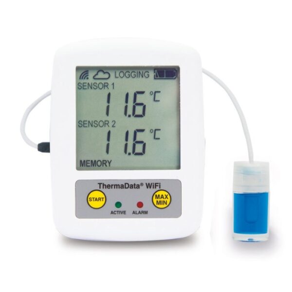 WiFi Temperatuurlogger ThermaData Pharmacie Medicijn Koelkast Glycol
