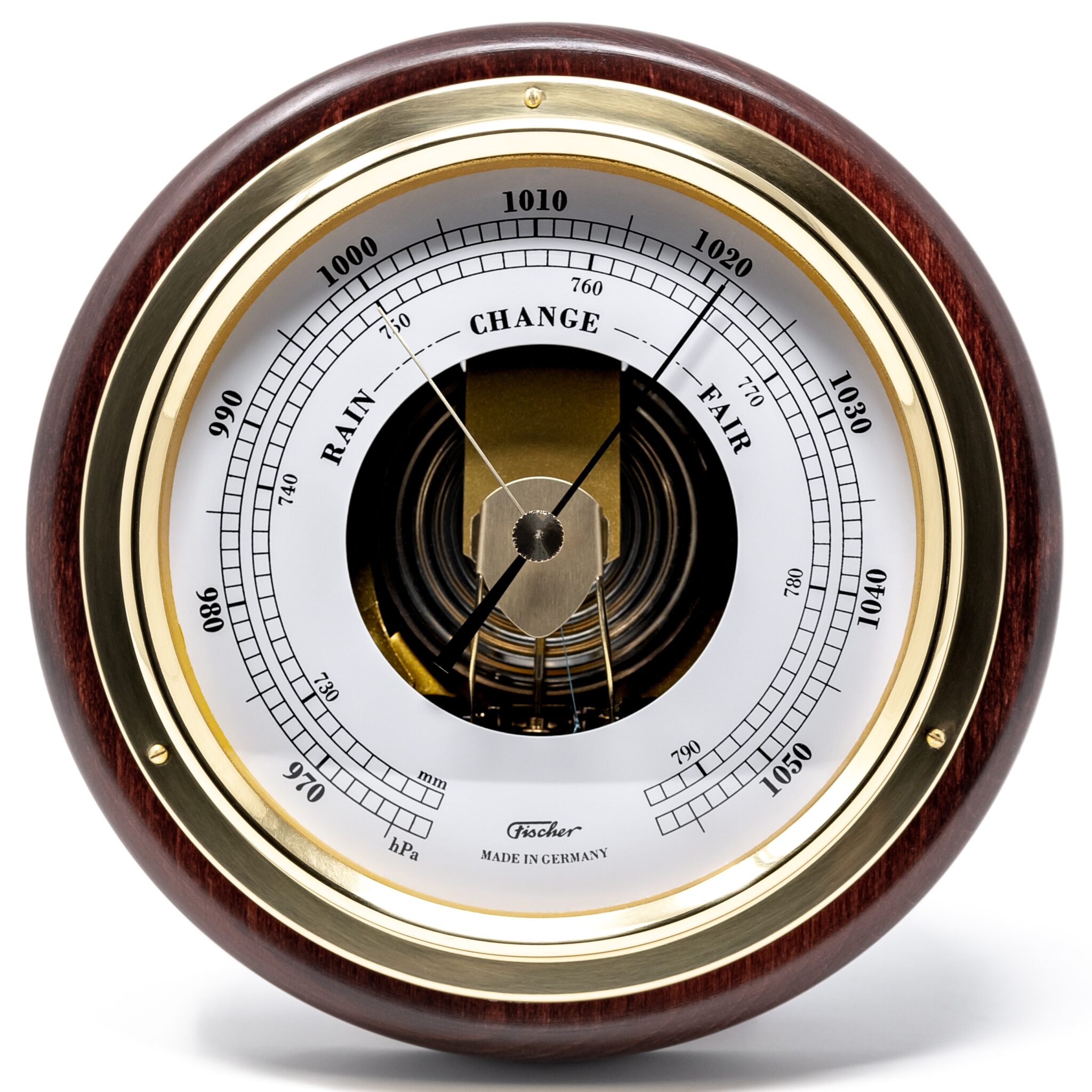 Fischer - Barometer Maritiem - Fijnmechanisch Meetinstrument - Afbeelding 2