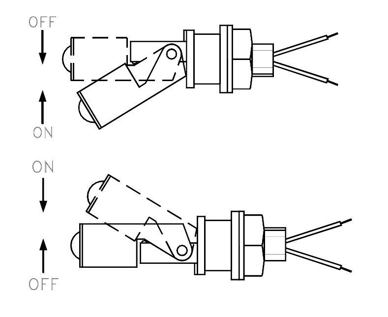 Senseca Niveauschakelaar Eenvoudig NO en NC