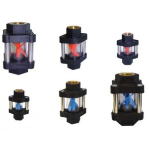 Flowindicator Turbine Kunststof en Messing